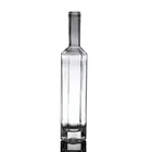 375 ml unique shaped hexagon glass bottle for vodka