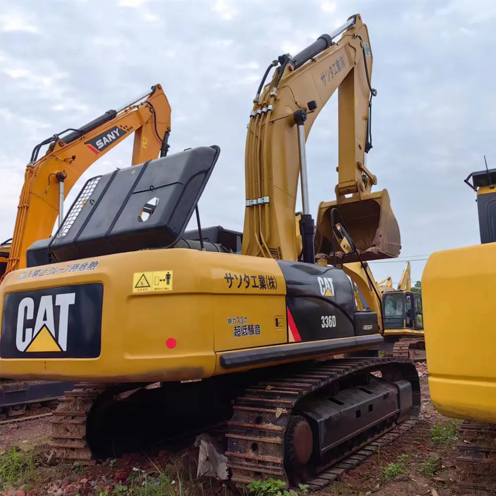 Used Caterpillar Hydraulic Excavator Cat D Construction Machinery