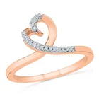 2019 New Fashion 925 Sterling Silver Gold Plating Custom CZ Micro Pave Jewelry Unique Design Promise Ring