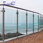 Cheap glass handrails for stairs