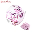 Giant Gender Reveal Stuffing Helium Latex PinkConfetti Party Balloons