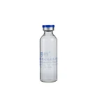 Glass bottles with aluminum caps and Rubber plug 1-100ml