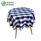 New Design Product Oilproof Waterproof Modern Western Tablecloths Living Room Square Table Cloth for Dinner