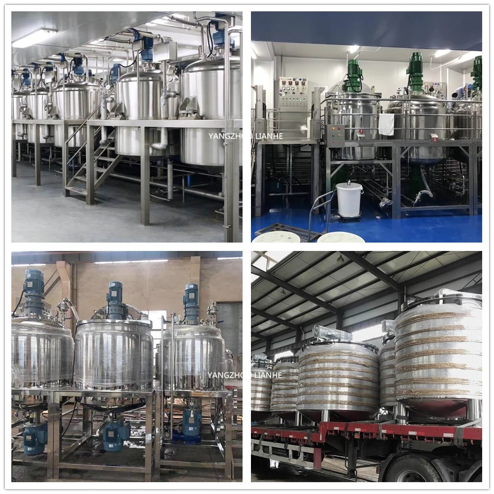 Liquid Soap Shampoo Mixer Production Line Mixing Stirrers Blending