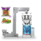 Maximum Machine Fully Automatic 10 Head Weigher Maximum Bag Width 150mm 1KG 500G Rice Bean Sugar Packing Machine