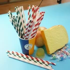 Straw White Straws With Paper Wrapped Kraft Paper Straw With Wrap White Flexible Paper Straw