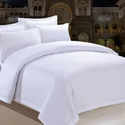 Cotton Linen Cotton Cotton Bed Linen Sheet 200TC Hotel 100% Cotton Bed Sheet Linen White Hotel Bed Sheet