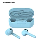 2020 trending amazon TWS 5.0 Blue tooth Earbuds T2 waterproof wireless earphone with power bass
