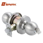 American keyed entrance toilet door knob safety cover cylinder lock body door knob handle lock set