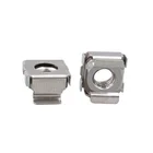 DIN 6923 Carbon steel stainless steel cassette square nut square cage lock nuts for server rack cabinet