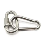 Hook Stainless Steel Carabiner Hook Multi Tool Stainless Steel Ringing Metal Hook Carabiner Snap Hook