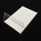 4x6 Sign Holder Silk Screen Printing Logo Office Countertop 4X6 Clear Acrylic Sign Holder