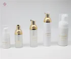 Lash Cleanser Clear Bottle Rose Gold Pump Eyelash Extension Shampoo