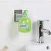1pc Bottle Clamp Wall Mounted Self Adhesive Shower Gel Shampoo Rack Liquid Soap Holder Shower Gel Holder for Home Bathroom