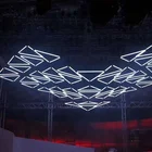 360 度 3D 効果 led 天井のためのチューブライトディスコ天井/バー天井/ナイトクラブ天井