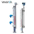 PP PVC PTFE Sulphuric Acid Level Indicator Magnetic Level Gauge For Corrosive Liquid