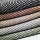 wholesale double sided houndstooth blend woolen yarn dyed wool fabric for coats