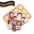Nonstick Microwave Safe 12 Cup Metal Cupcake Bake Mold Muffin Pan