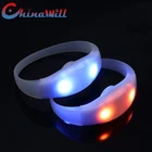 Free Samples Music Festival Remote Controlled Led Bracelet Logo
