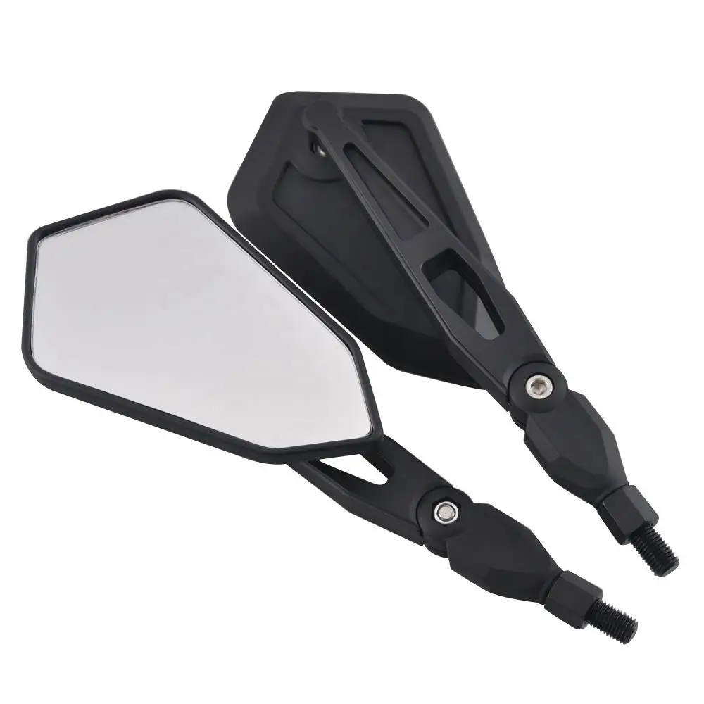 Motorcycle Rear View Mirrors Universal Side Rearview Mirror 10mm Fits for Triumph Bonneville Speed Triple Street Triple Tiger