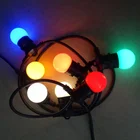 Black Rubber Festoon Lighting E27 Outdoor For Outdoor