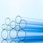 High quality quartz tube high temperature mirrored quartz glass tubes