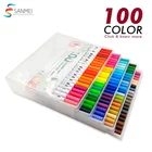 100 colors micron pens watercolor dual tip brush pens set art markers for drawing