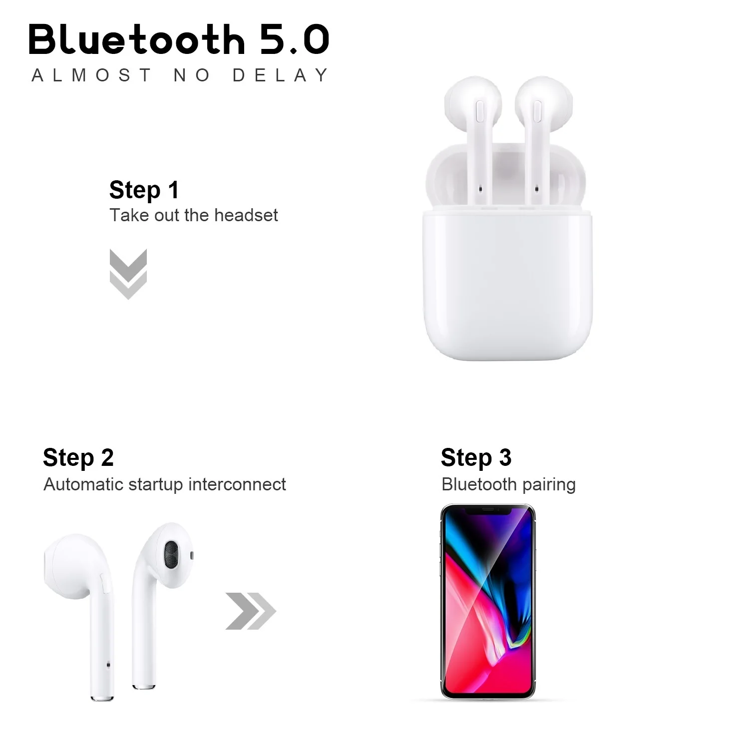 mini earphones earbud with ODM/OEM brand logos custom earbud case - ANKUX.COM