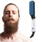 OEM Beard Straightening Comb Top Slip Design Hair Straightener Styling Beard Irons Styling With Hair Gel Men Beard Comb