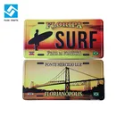 Aluminum Souvenir Embossed Aluminum Souvenir License Plate Gifts Letters Colored Custom Car Plates
