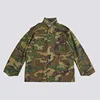 Custom Multicam Camouflage Printing Hidden Hood Adjustable Waist M65 Field Jacket