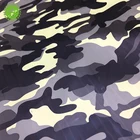 High quality fingerprint camouflage pu fabric leather