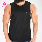 Wholesale Custom Logo sports muscle fit plain Tank Tops Gym Running Singlet Camo Stringer fitness mens tank top