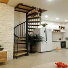 contemporary design spiral stair for small space