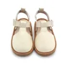 Hard soles kids summer shoes leather children sandals
