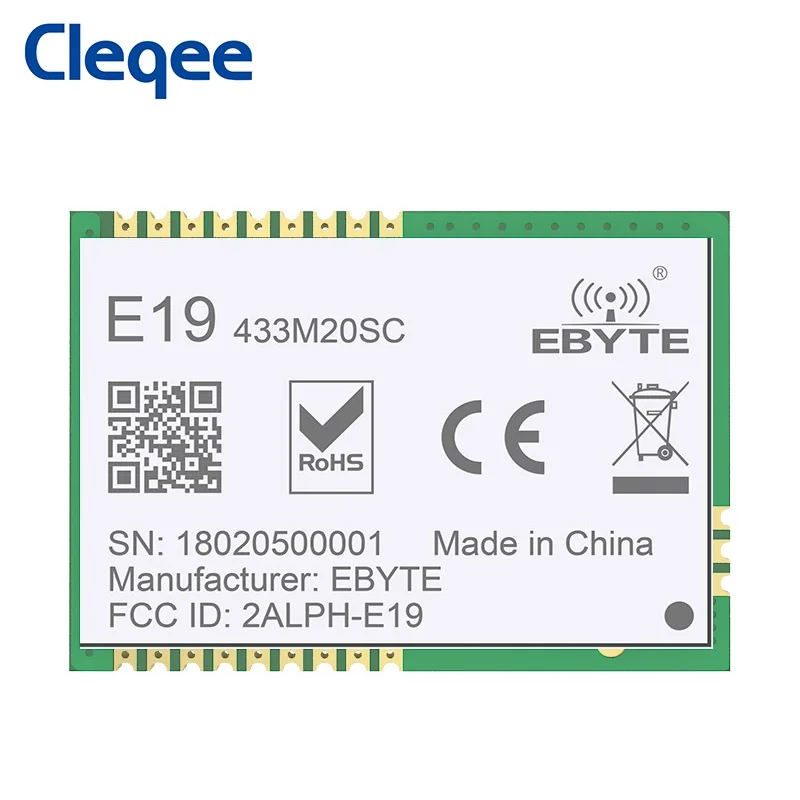 Cleqee-2 E19-433M20SC SX1278 GFSK 433M 5km Long Range Wireless Receiver Transceiver LoRa 433MHz RF Module - ANKUX.COM