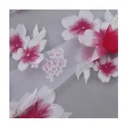 Luxury textiles embroidery flowers organza fabric 2020 organza fabric embroidery dress
