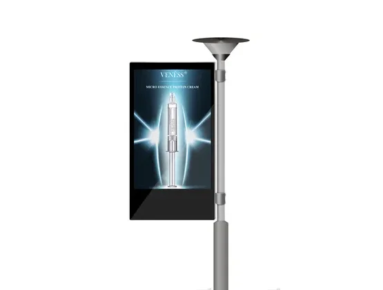 Topled Street Lamp Pole Lamp Poster Led Display Waterproof P5 P6 P8