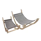 Pet cat rocking chair bed solid wood cat dog house pet furniture used in winter also summer