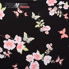 Butterfly Fabric Fabric Jersey 30s Butterfly Design Siro Spandex Viscose Printed Jersey Fabric For Women