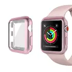 High quality soft TPU for apple watch series 4 screen protector case 38mm 42mm coverage cover