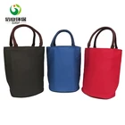 for Food Bag Lunch Custom Bucket Waxed Canvas Lunch Bag for Women Insulated Fashionable