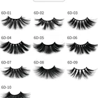 Eyelash Eyelash Wholesale 6d 25mm Mink Eyelash Vendor Customized Boxes Full Strip Lashes