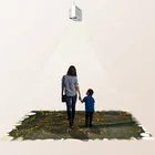 New hologram advertising interactive floor or wall projection software system for kids games play, wedding.