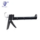 Easy to use long reach extended tube caulk gun