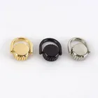 Deepeel BF081 Metal Bag Hanging Buckles D Ring Chain Hooks Rivet Side Clamp Screw Buckles Bags Rivet Nail Buckle