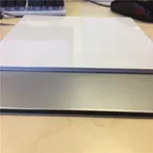 glossy white aluminum composite panel for interior decoration