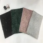 pastel silk square beautiful 5mm big sequin nigerian lace fashionable swimwear embroidery
