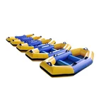 Inflatable PVC tarpaulin raft drift boat for glass slide