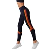 Latest Thick Color Stripes Sexy Tight Fitted High Waist High Compression Sports Leggings Fitness Women